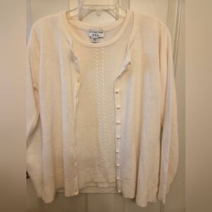 Covington Women's Ivory Cardigan Sweater